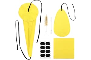 REMAGIC Alto Tenor Soprano Saxophone Cleaning Swab Kit, Microfiber Cleaning Cloth with Mouthpiece Cushions for Sax and other Wind & Woodwind Strument, Clarinet Flute Trumpet Cleaning Kit, Mouthpiece Brush