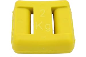 Fonderia Roma, Zavorra sub plastificata gialla, 2 kg, confezione da 1 pz