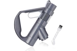 FAOKZE Mango de Mango Dyson, Mango de Barra de aspiradora Compatible con Dyson DC19 DC23 DC26 DC29 DC32 DC36 DC37 Asa Empuñadura con 2 cepillos (Gris)
