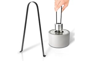 Firell Brennkammer-Wechsel Zange - Zubehör für Ethanol Tischkamine | 22cm Länge | Edelstahl-Zange für schnellen Brennertausch ohne Abkühlzeit | Passend für alle gängigen Tischkamin-Modelle