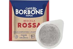 Caffè Borbone Café Dosette Compostable, Emballage Recyclable, Mélange Rouge - 150 Dosettes de Café - Système ESE