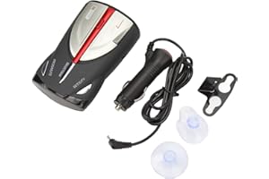 ARAMOX 360 Degree Detection Car Radar Detector with Interference Filtering, Includes Voice Alerts and Car Speed Alarm System