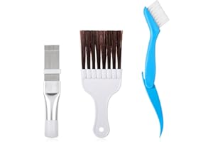 Piriuuo 3 Stück Klimaanlage Kondensator Flosse Kamm, Kondensator Reinigung Kamm, Klimaanlage Lamellen Kamm für Kühlschrankspulen Reparaturwerkzeug für Reinigen Klimaanlagen, Kühlschränke, Verdampfer