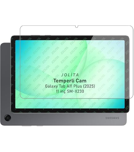 Samsung Galaxy Tab A11+, Android Tablet, Gümüş, WiFi Destekli, 8GB