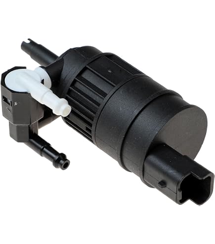 Pompe Lave-glace Auto Universelle - Remplacement OEM 9643447980, 12V, Pour Peugeot 207, Citroën C3, Renault Clio, Etc.
