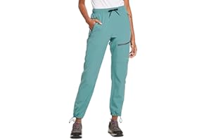 baleaf Pantalons de randonnée Femme imperméables Cargohose Outdoor séchage Rapide Pantalon Multifonctionnel avec Poche zippée