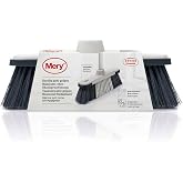 Mery | Anti-shock Broom | Sweeping Brush | Dust Catcher | Multi-Surfaces | Leaves No Trace | Grey/Black, 28.5x7.5x19.5 cm