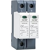 GEYA 20KA-40KA SPD DIN Rail Home Lightning Arrester 2P AC275V
