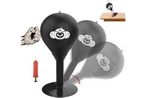 AKAYOO Instant Punch,Boxsack Tisch,Desktop Boxsack,Punchingball Tisch,Desktop Punching Bag,Mini Boxsack,Stress Boxsack,Heavy Duty Sturdy Desk Punch Bag with Suction Cup, Anger Management Toys