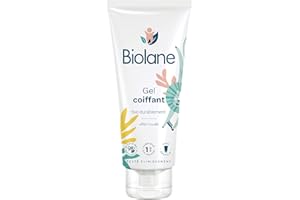 BIOLANE - Gel Cheveux Coiffant - Bébé - Nouveau Packaging - Effet Mouillé - Fixe les Cheveux Fins - Coiffure - Ingrédients Naturels - 100ml - Fabriqué en France