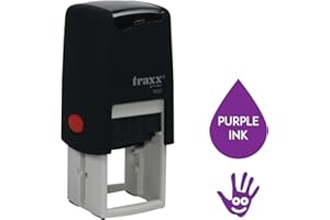 STAMP DESIGN 4U Traxx 9021 Loyalty Card Self Inking Rubber Stamp *A Violet Hand Waving Design*