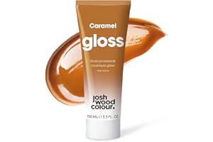 JOSH WOOD COLOUR Josh Wood Hair Gloss (Caramel) - Semi-permanent gloss refreshes and enriches brown locks, adds warm caramel tones - Lasts up to 6 washes - 100% Vegan - Cream (100ml)