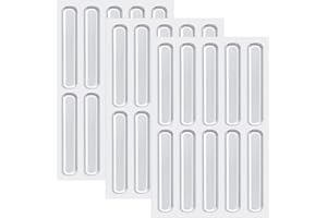 SUBTAVIK 30 Pezzi Paraurti per Mobili, Paraurti per Porte di Armadi in Silicone Strisce Paraurti per Mobili Adesive 6,3 cm Cuscinetti Paraurti Trasparenti per Protezioni per Mobili e Porte