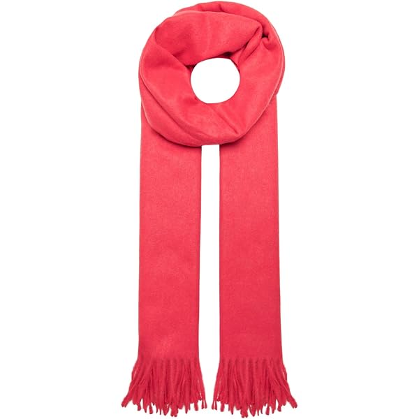 ONLY Schal ONLVIVIAN LIFE SCARF – Allover-Print, Troddeln, 47x199 Cm Aus Recyceltem Polyester