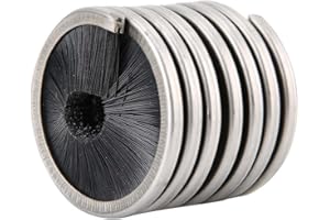 Keenso Szczotka do czyszczenia liny, zewnętrzna wspinaczka skałkowa szczotka do czyszczenia linka do czyszczenia szczotka do czyszczenia narzędzie do czyszczenia linki średnica między 8-13 mm/0,3-0,5 cala