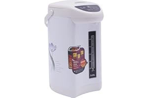 NADINEDUTOL 750W Heißwasserspender,4 L Thermopot Wasserspender, Edelstahl Wasserkocher Dispender für Büro Hause (Weiß)