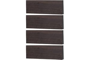 Messergriffschalen 4 Stück MX0126D Ebenholz DIY Messerwaage Ebenholz Musikinstrument Holz Blank Musikinstrumenten Zubehör 120 x 40 x 10 mm