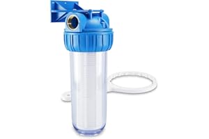 SMARDY Préfiltre à Eau Domestique 1 Pouce Pompe de Jardin Pré-Filtre 1" Filtre Lavable pour Jardin Piscine Conduite d'eau