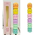 Funny Highlighter, Small Colorful Octopus Highlighter, 1 Box/6 Pcs/5 Colors, Pastel Highlighter Set Cute Silicone Octopus Highlighter Pen, for Adult Kid Student Writing Graffiti School Office Supplies