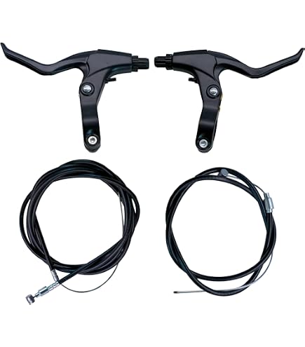 KCNC V6 VB6 MTB V-Brake Set (V-Brakes and Levers), Black, SK2168-T