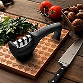 Big Buzz Knife Sharpener Manual 3 Stage Knives Sharpner Tool Advanced Knife Sharpener for Kitchen Knife Sharpner Knives Sharp
