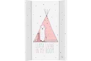 BABY COMFORT Soft Base Newborn Baby Changing Unit Mat with Raised Edges 50x70 cm (Lama)