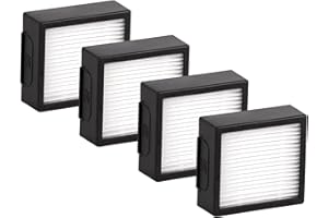 BRUVISH (4 piezas) Filtro HEPA de repuesto compatible con iRobot Roomba Combo J7+ plus/Combo j5+/ Combo j9+ Aspiradora robótica Kit de accesorios de filtros HEPA 4 unidades (SOLO PARA la serie Combo J)