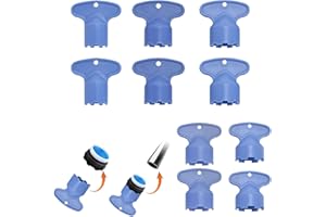 TenaLucy 10 Piezas Aireador Grifo Cocina Filtro Grifo Cocina Aireador Grifo Lavabo Plástico Filtro Grifo Lavabo aireador para grifos,M16.5/M18.5/M21.5/M22/M24