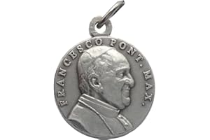 I G J MEDAGLIA DI PAPA FRANCESCO/LOGO UFFICIALE DEL GIUBILEO 2025-100% MADE IN ITALY