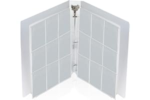 Lictin - 540 Pochettes pour Cartes à Collectionner, Plastique Pochettes Jeux de Trading Card (Transparente)