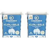 Marmarabirlik Kuru Sele Siyah Zeytin, XS Boy 321-350 Adet/kg, 800g, 2'li Paket
