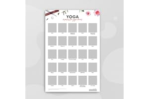 SCRATCH LOVER Affiche ScratchLover - Yoga - 25 poses pour les amateurs de yoga
