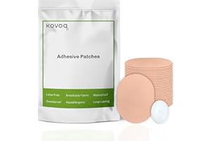 Kovoq 25pcs Dexcom G6 Adhesive Patches Waterproof,Breathable Dexcom One Sensor Cover Patches with Reusable Hardshell Cover for Swimming, No Glue on Sensor, Sweatproof(Tan)