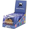 Kookie Cat Salted Caramel Almond Individually Wrapped Vegan Cookies, Gluten Free, Soy Free, Bio and Organic, Almond & Oat, 12 X 50g Multipack