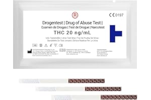 AUGUST ENGELHARDT 10 x THC test narkotykowy na mocz | 20 ng/ml | test moczu | paski testowe (jakość apteczna)