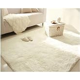Rachel Carpet Cream Color Luxury Raschel Anti-Slip Base Plush Carpet Runner, 200 x 300