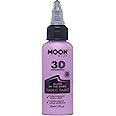 Moon Glow - Glow in the Dark 3D Fabric Paint - 30ml - Purple - Textile paint for clothes, t-shirts, bags, shoes & canvas