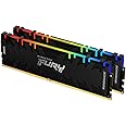 Kingston FURY Renegade RGB 32GB (2x16GB) 3000MHz DDR4 CL15 Memoria Gaming Kit per Computer Fissi Kit da 2, KF430C15RB1AK2/32