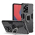 SPAZY CASE® Poco X5 Pro 5G Back Cover | Dual Layer Armor Defender Full Body Protective + PC Hybrid Kickstand Back Case for Poco X5 Pro 5G