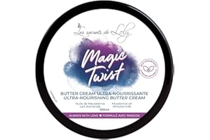 Les Secrets De Loly – Magic Twist – Crème Ultra Nourrissante – Cheveux Crépus – Végan – Leave-In Sans Rinçage – Soin Naturel à 99% – 250ml