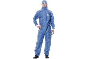 3M Schutzanzug 4530L, blau+weiss Typ 5/6 Gr. L