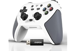 EvoFox One S V2 Universal 3-Mode Wireless Gaming Controller,1000Hz HallSense™ Precision Joysticks, BT, 2.4GHz & Wired, Macros, Fast Type-C Charging, PC, Mobile, Android TV, PS4 & Console Gaming