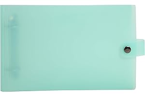 Exacompta - Réf. 52170E - Classeur semi-rigide PP Chromaline Pastel - 2 anneaux ronds diam.30 mm - Dimensions extérieures : 26,5x16cm - Formats à classer 12,50x20cm et 14,8x21cm- 5 couleurs aléatoires