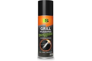 Spraytive 1 x 500ml Grill-Pflegespray - BBQ Grill-Reiniger - Pflegt & Konserviert Grillroste, Pfannen (Edelstahl, Gusseisen) & Co. - Antihaftspray, Non Stick Spray für Weber Grills, Plancha Grills