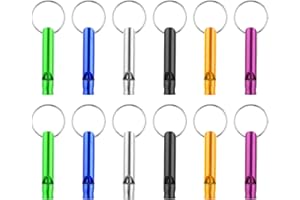 Mabor 12PCS Loud Whistles for Teachers Adults Kids, Gather Team Members Outdoors, Safety Whistles for Teacher, Metal Whistle for Outdoor Sports Camping Hiking