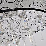 OOFAY LIGHT® Einfache und graziöse Kristallleuchte 4 Stücke-Kristall-Deckenlampe für Wohnzimmer Moderne Kristallleuchte Kristall-Deckenlampe für Schlafzimmer - 7