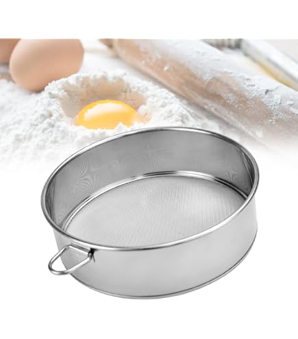 Edelstahl Mesh Mehl Puderzucker Sieb Sieb Tasse Bac Produktbild-Vorschau 10