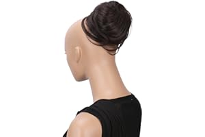 CAISHA Chignon Posticcio Treccia Hepburn-Bun Capelli Elastici Updo DCX