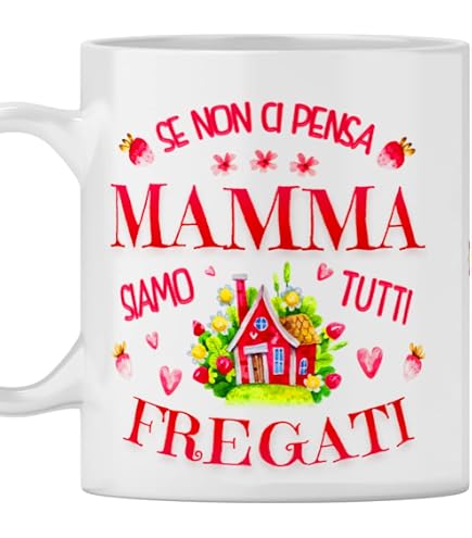 Tazza Personalizzata 'Sei La Migliore Mamma Del Mondo' Con Cuore, Idea Regalo Per Festa Della Mamma, Compleanno, Natale, 350 Ml