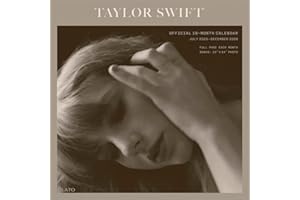BROWNTROUT Taylor Swift OFFICIAL | 2026 30 x 61 cm (zawieszany) kwadratowy kalendarz ścienny na 18 miesięcy | lipiec 2025 - grudzień 2026 | bez plastiku | platon | muzyka pop piosenkarka, autorka tekstów